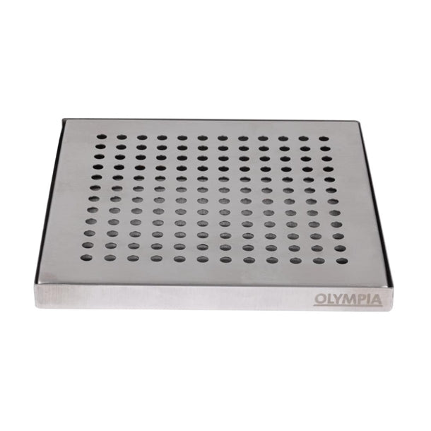 Olympia Stainless Steel Drip Tray 150x150mm jb126