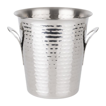 Olympia Flare Wine Bucket Hammered Stainless Steel 4.3Ltr jb127