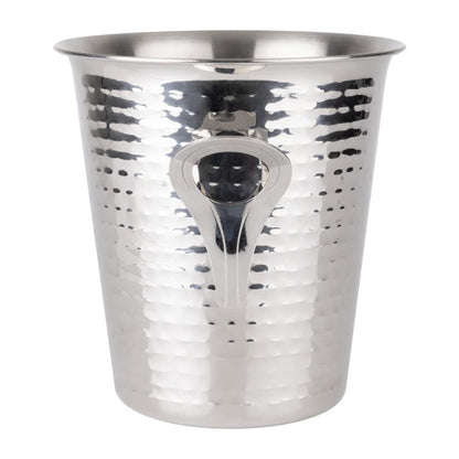 Olympia Flare Wine Bucket Hammered Stainless Steel 4.3Ltr jb127