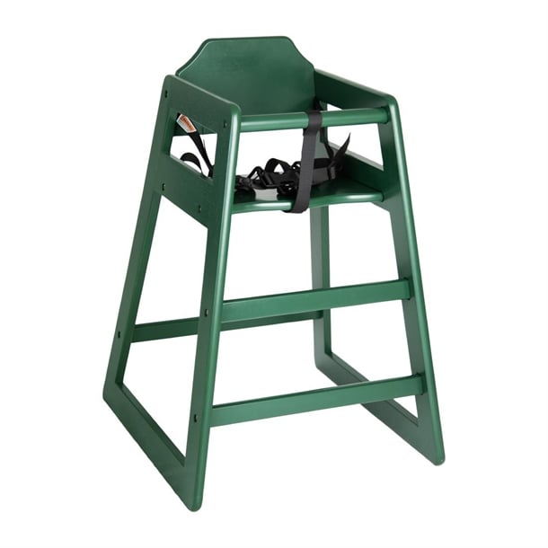 Bolero Wooden Highchair Forest Green jb368