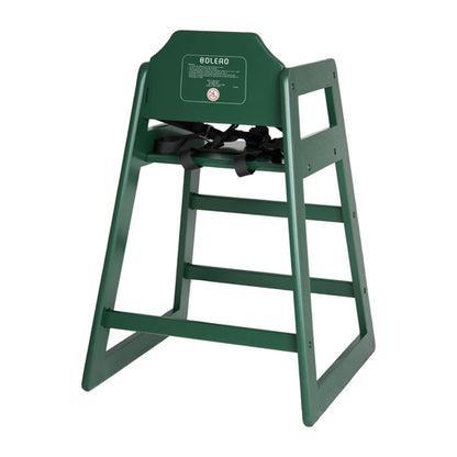 Bolero Wooden Highchair Forest Green jb368