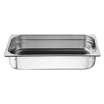 Nisbets Essentials Stainless Steel Gastronorm Tray 1/1 100mm ( 3 Pack) jb370