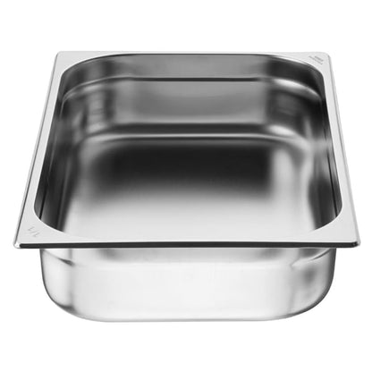 Nisbets Essentials Stainless Steel Gastronorm Tray 1/1 100mm ( 3 Pack) jb370