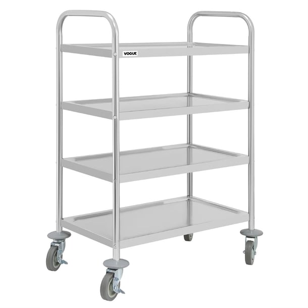 Vogue 4 Tier Clearing Trolley jb373