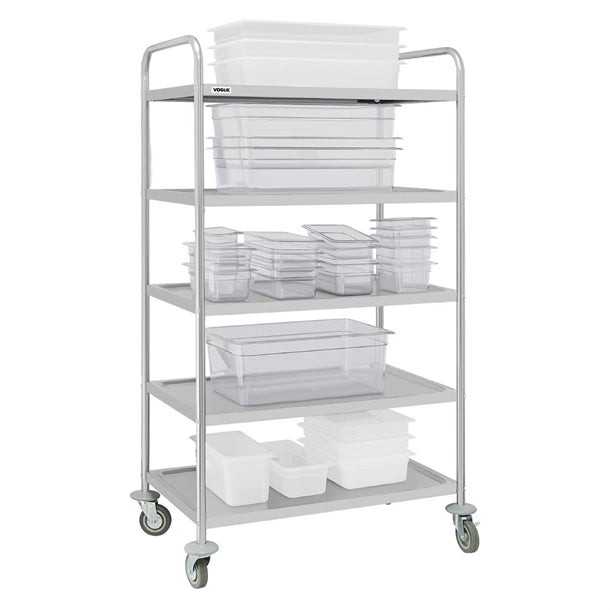 Vogue 5 Tier Clearing Trolley jb374