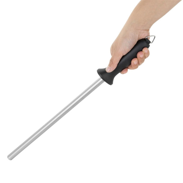 Vogue Heavy Duty Diamond Knife Sharpening Steel 30.5cm jb389