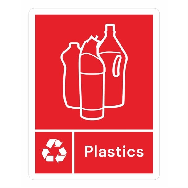 Jantex Slim Bin Label - Plastics jb492
