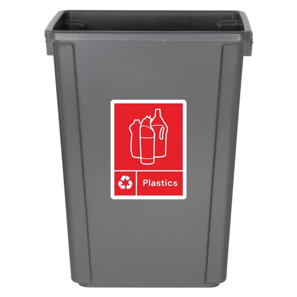 Jantex Slim Bin Label - Plastics jb492
