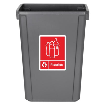 Jantex Slim Bin Label - Plastics jb492