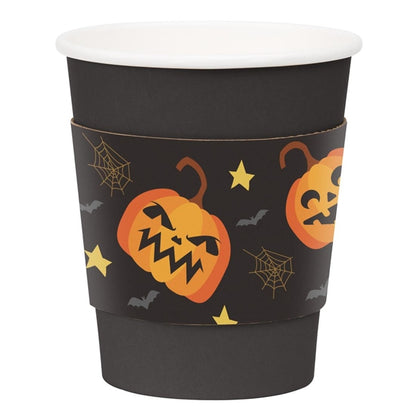 Fiesta Recyclable Halloween Cups Sleeves for 8oz Hot Cups (100 Pack) jb540
