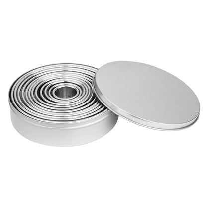 Vogue Stainless Steel Round Plain Cutters ( 12 Pack) jb551