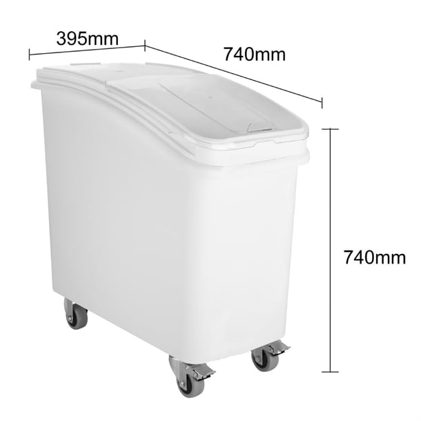 Vogue Ingredient Bin with Scoop 102Ltr jb554
