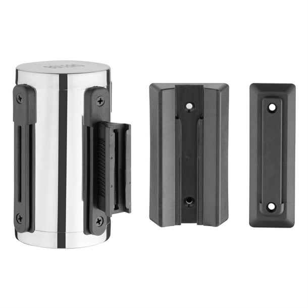 Bolero Wall Mounted Barrier Strap Black 3m jb680