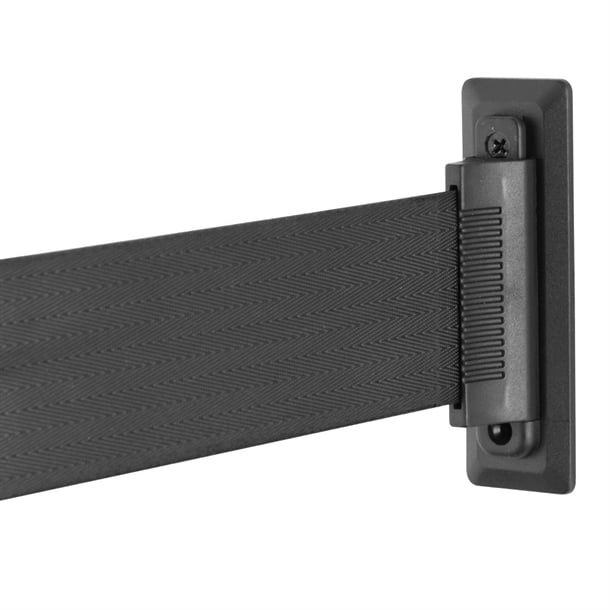 Bolero Wall Mounted Barrier Strap Black 3m jb680