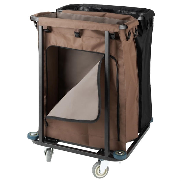 Jantex 2 Compartment Linen Trolley 2x100Ltr jb760