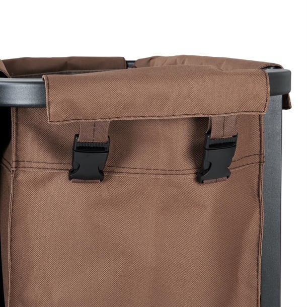 Jantex 2 Compartment Linen Trolley 2x100Ltr jb760