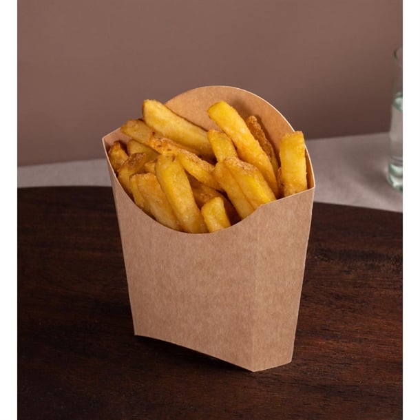 Notpla Small Chip Scoops - Kraft (500 Pack) jb807