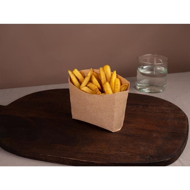 Notpla Medium Chip Scoops - Kraft (800 Pack) jb809