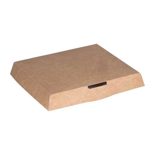 Notpla Lids for 800ml Clip & Close Food Boxes - Kraft (260 Pack) jb811