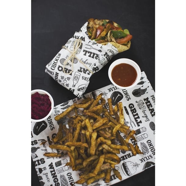 Vegware Greaseproof Sheets Grill 400x300mm (1000 Pack) jb825