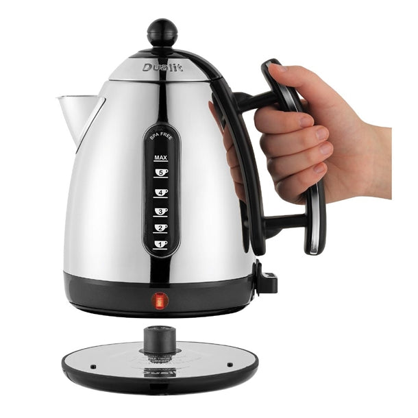 Dualit Lite Jug Kettle Black/Polished jb908