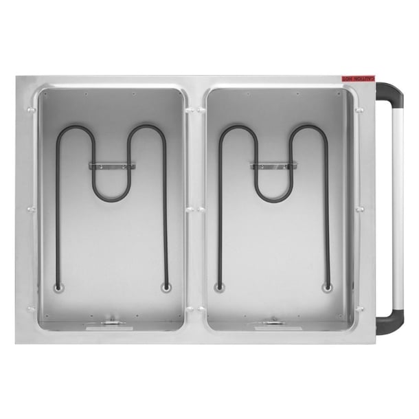 Buffalo Mobile Bain Marie Trolley 2x 1/1GN jb983