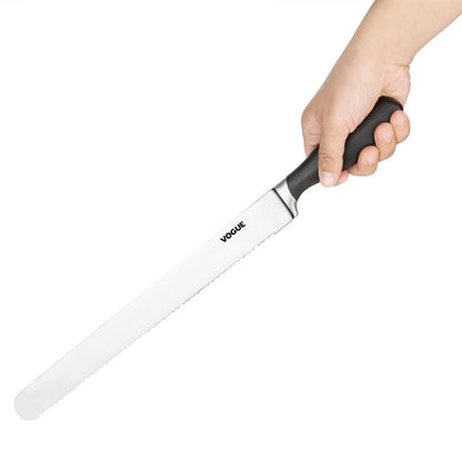 Vogue Soft Grip Serrated Slicer 30cm jb995