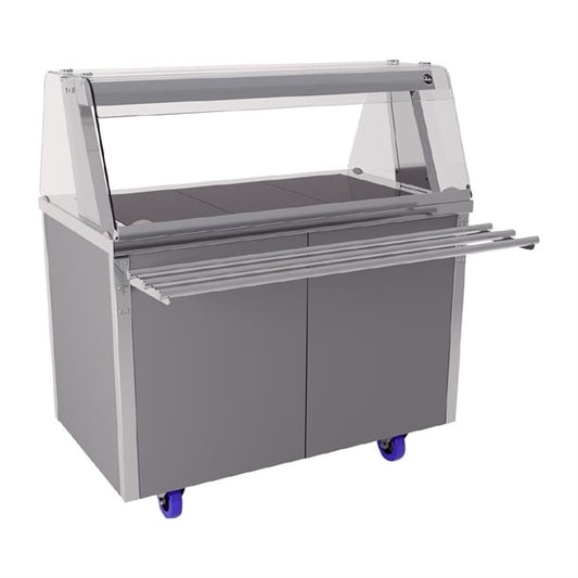 Glide Ceran Top Hot Cupboard Heated Gantry 3x GN 1/1 GHP3 jc871