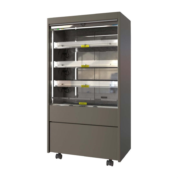 Money Maker Heated Tall Merchandiser with Night Blind MMH900S jc875