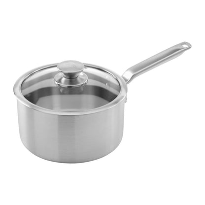 Samuel Groves Stainless Steel Saucepan and Glass Lid 20cm jc881