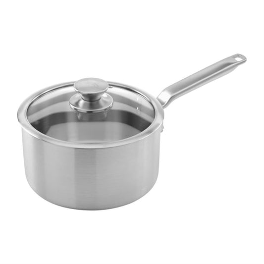 Samuel Groves Stainless Steel Saucepan and Glass Lid 20cm jc881