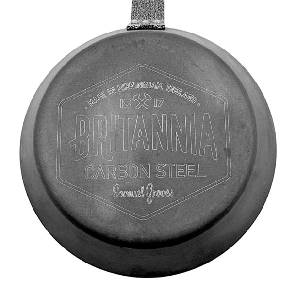 Samuel Groves Professional Seasoned Carbon Steel Frying Pan 20cm jc887
