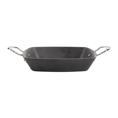 Samuel Groves Cast Iron Double Handle Square Grill Pan 26cm jc896