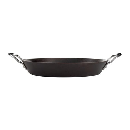 Samuel Groves Cast Iron Double Handled Skillet 24cm jc897