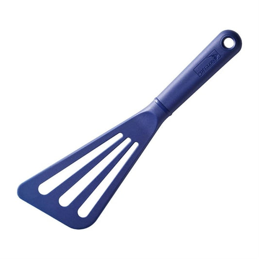 Deglon Blue Flexible Slotted Spatula 280mm jc929
