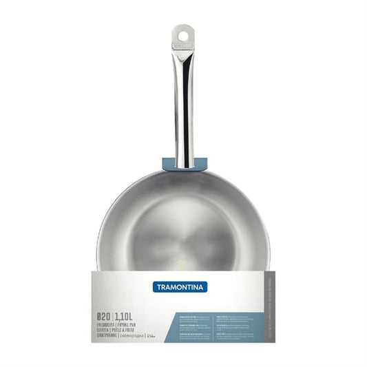 Tramontina Stainless Steel Triple Base Frying Pan 20cm jc943