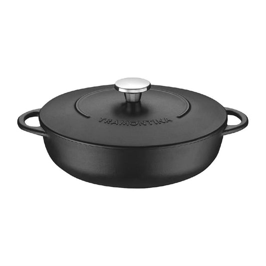 Tramontina Enamel Cast Iron Shallow Casserole Dish 361mm jc947