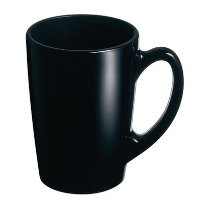 Luminarc New Morning Mugs Black 320ml (6 Pack) jc977