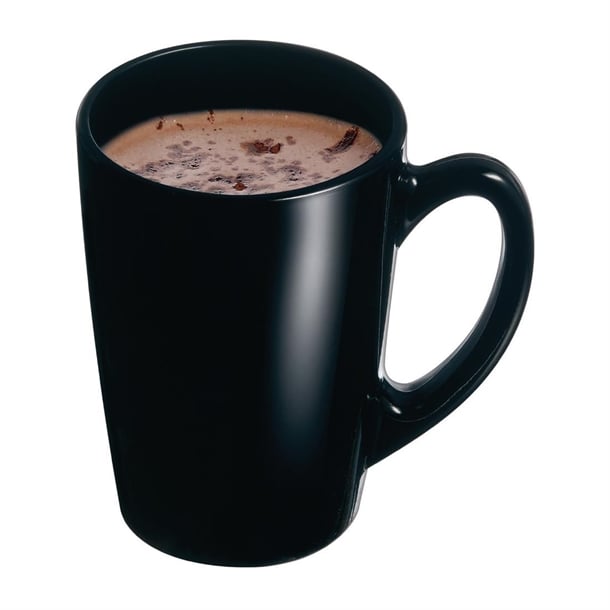Luminarc New Morning Mugs Black 320ml (6 Pack) jc977