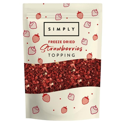 Simply Freeze Dried Strawberry Topping 130g jc981