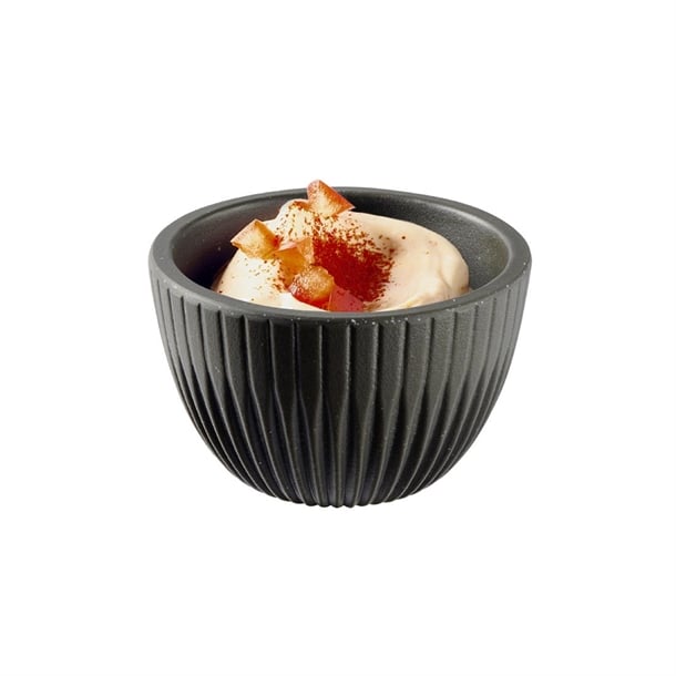 APS Lineo Dip Bowls Brown 30ml (6 Pack) jd166