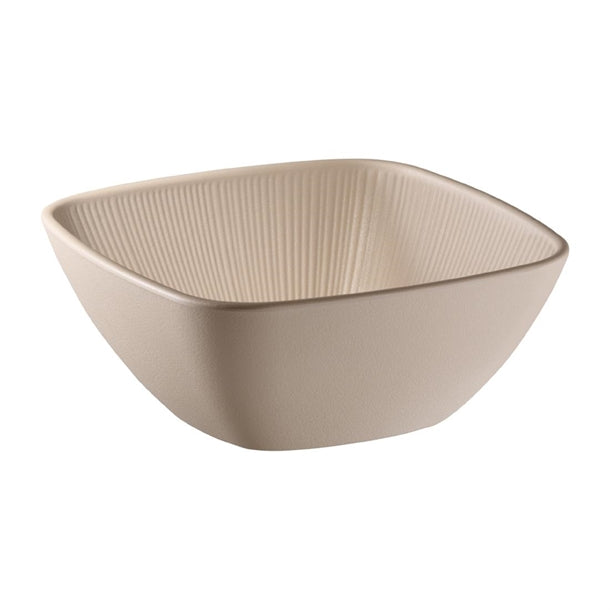 APS Nero Square Bowl Sand 195x195mm jd183