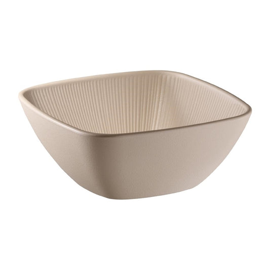 APS Nero Square Bowl Sand 195x195mm jd183