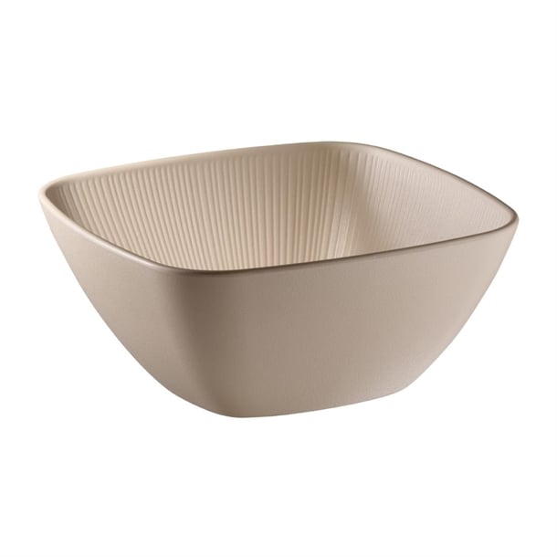 APS Nero Square Bowl Sand 250x250mm jd184