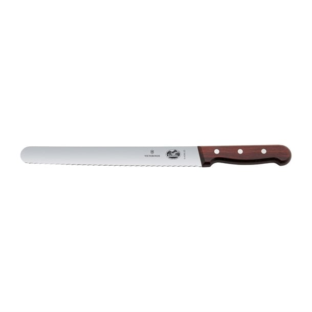 Victorinox Wavy Slicing Knife Wooden 25cm jd209