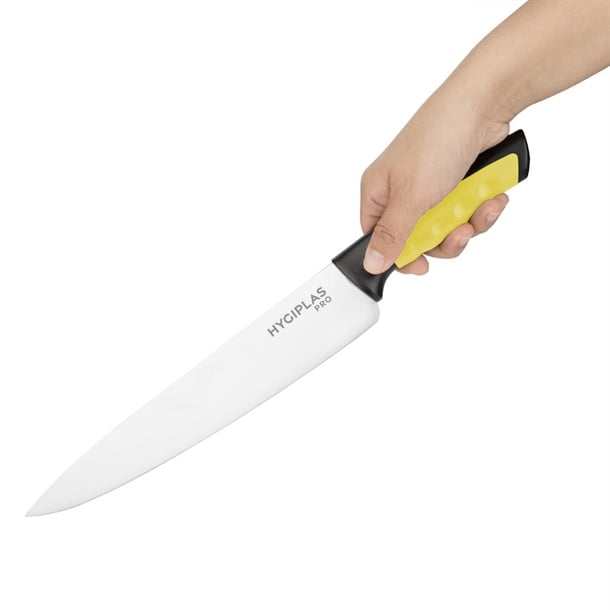 Hygiplas Pro Chef Knife Yellow 25cm jd215
