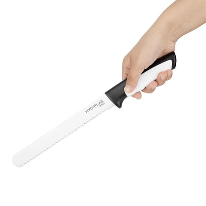 Hygiplas Pro Bread Knife White 20cm jd216