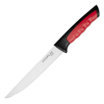 Hygiplas Pro Boning Knife Red 15cm jd221