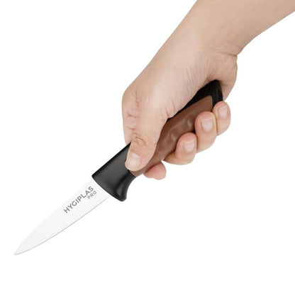 Hygiplas Pro Paring Knife Brown 8.5cm jd227