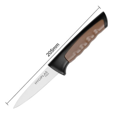Hygiplas Pro Paring Knife Brown 8.5cm jd227